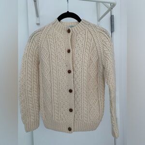Irish Wool Cardigan by Teresa Cottage